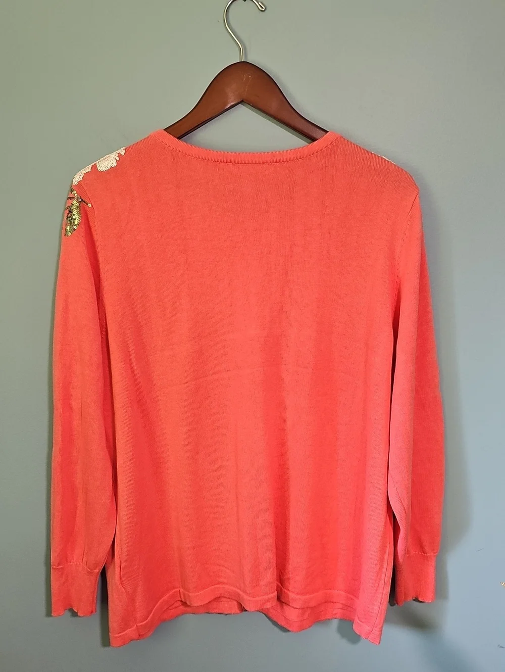 Bob Mackie Wearable Art Sweater Size 1X - Picture 4 of 4